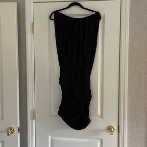 Max Studio stretch black body dress